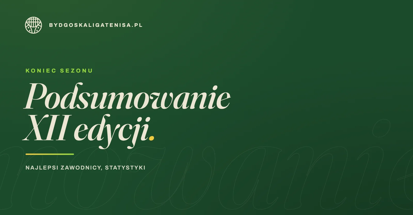 Kolejna edycja za nami!